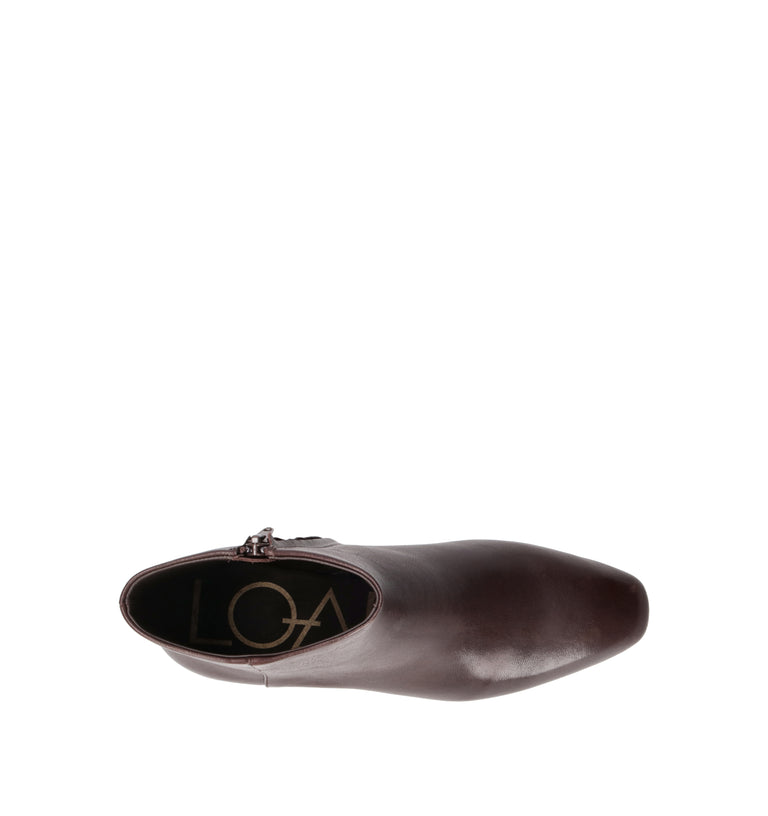 LOAFER Tronchetto donna testa di moro in pelle