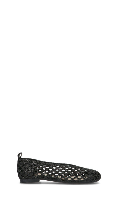 LOAFER Ballerina donna nera in pelle