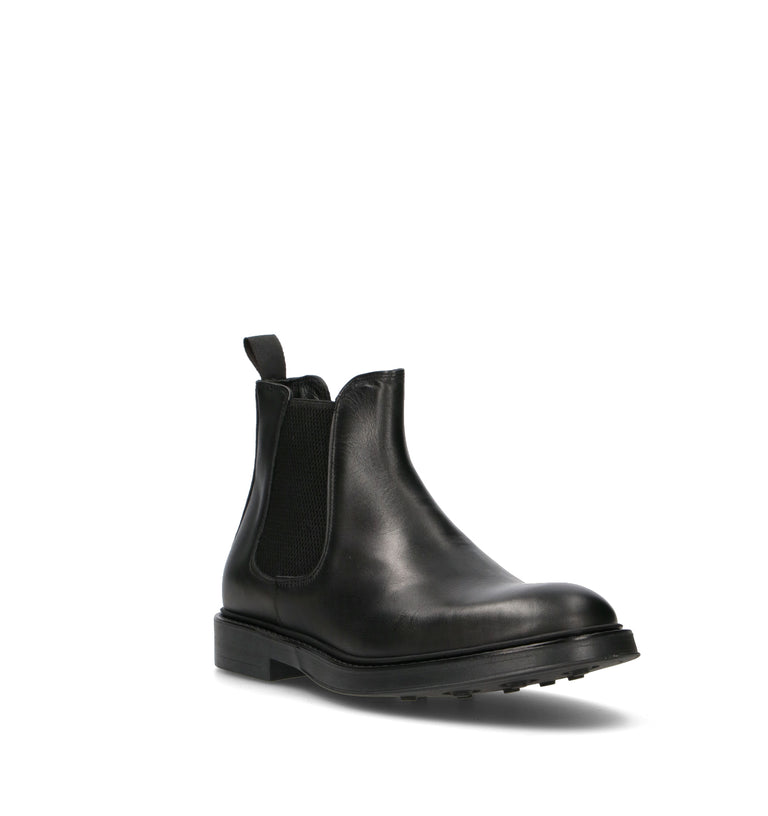 LORENZO TERRA Beatles uomo nero in pelle