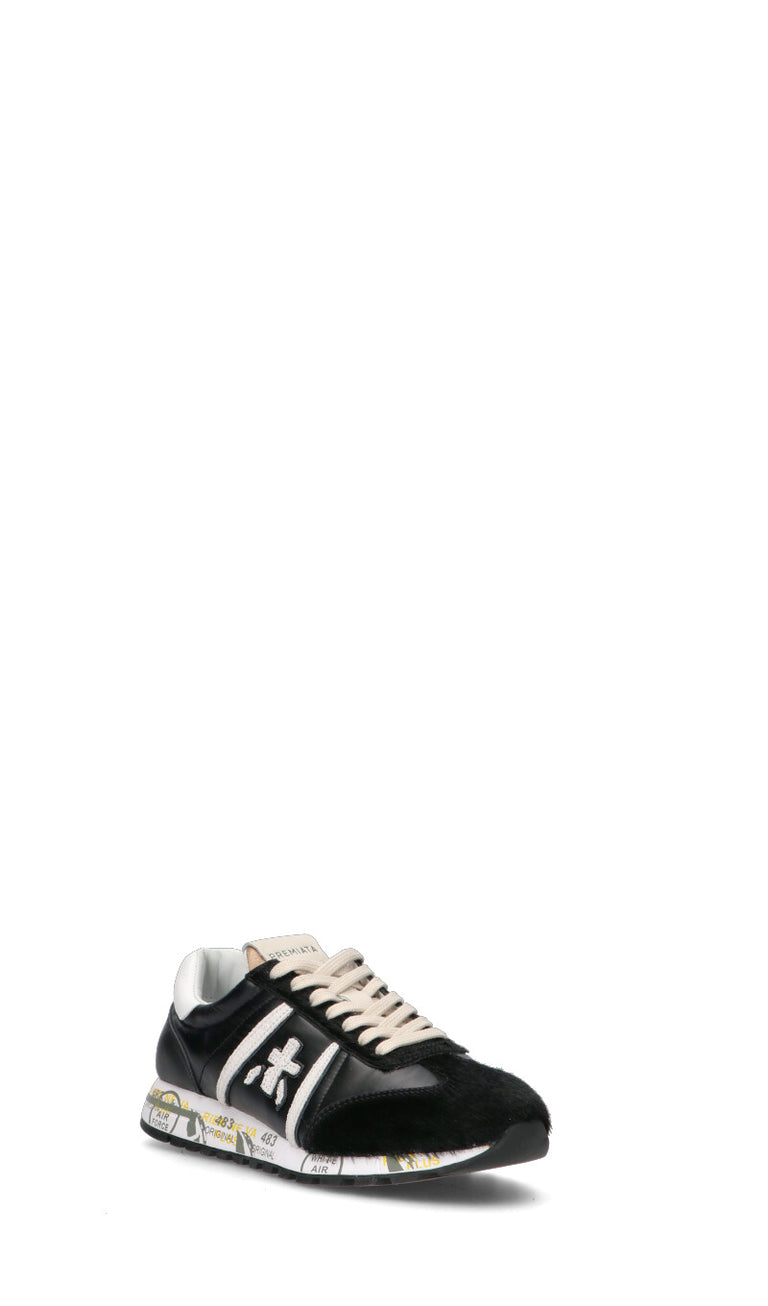 PREMIATA Sneaker donna nera in pelle