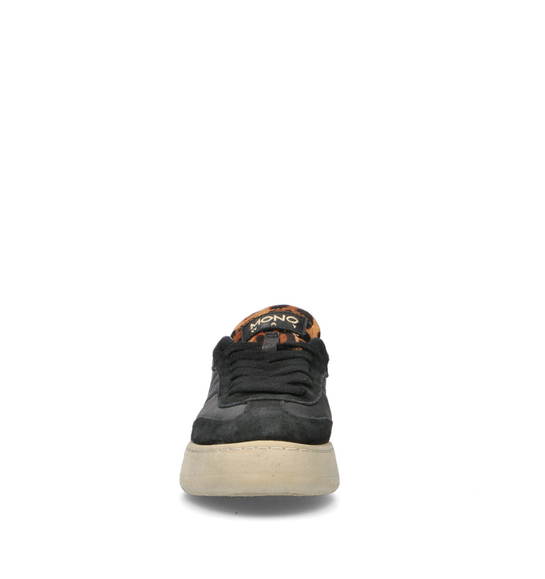 MONOWAY Sneaker donna nera in pelle