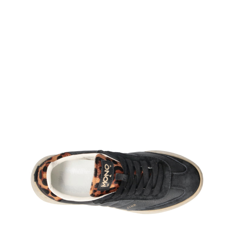 MONOWAY Sneaker donna nera in pelle