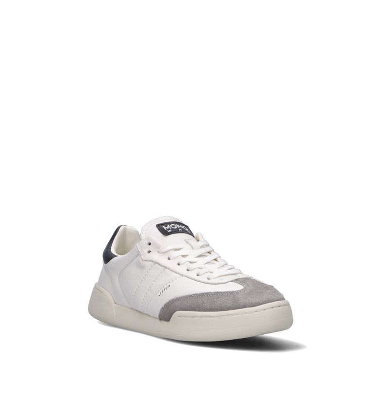 MONOWAY Sneaker uomo bianca in pelle