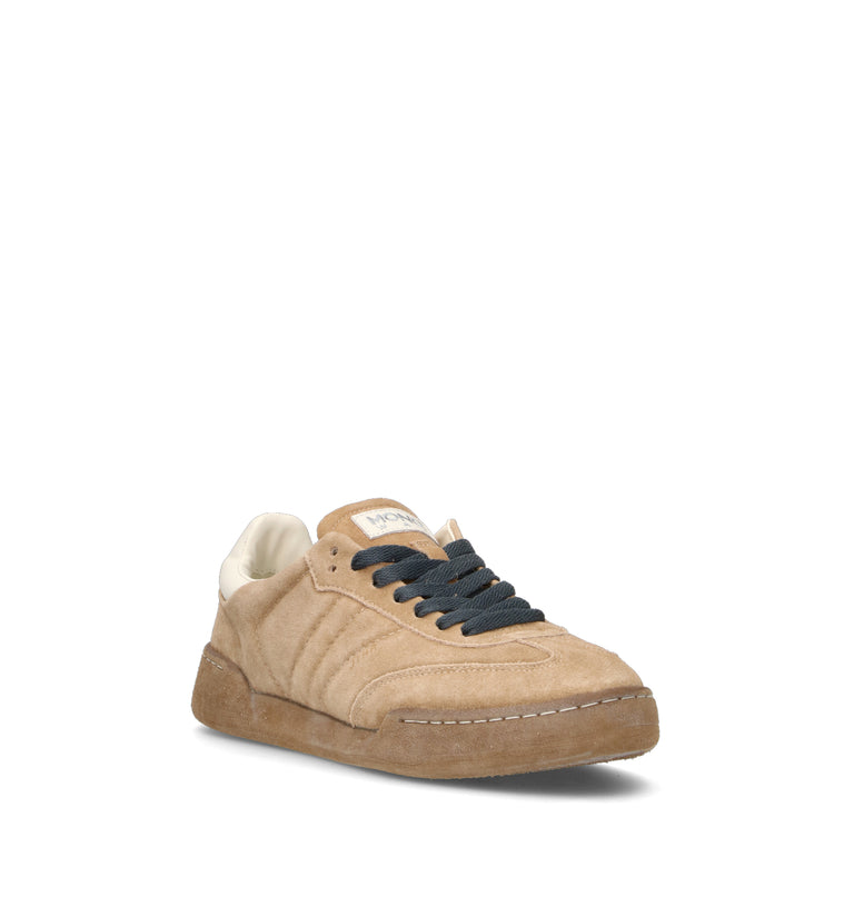 MONOWAY Sneaker uomo beige in suede