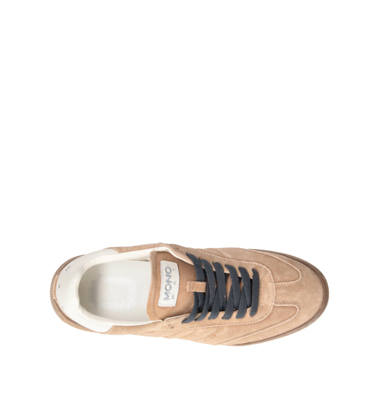 MONOWAY Sneaker uomo beige in suede
