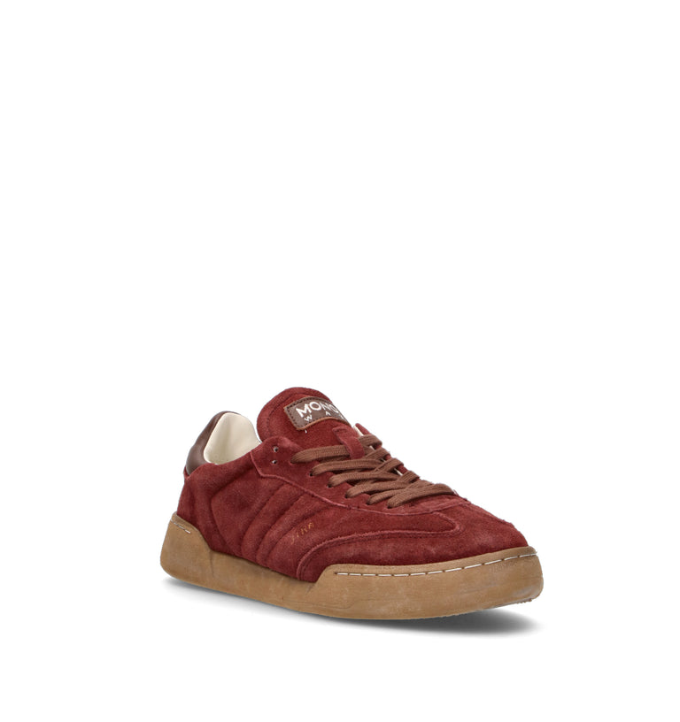 MONOWAY Sneaker uomo bordeaux in suede