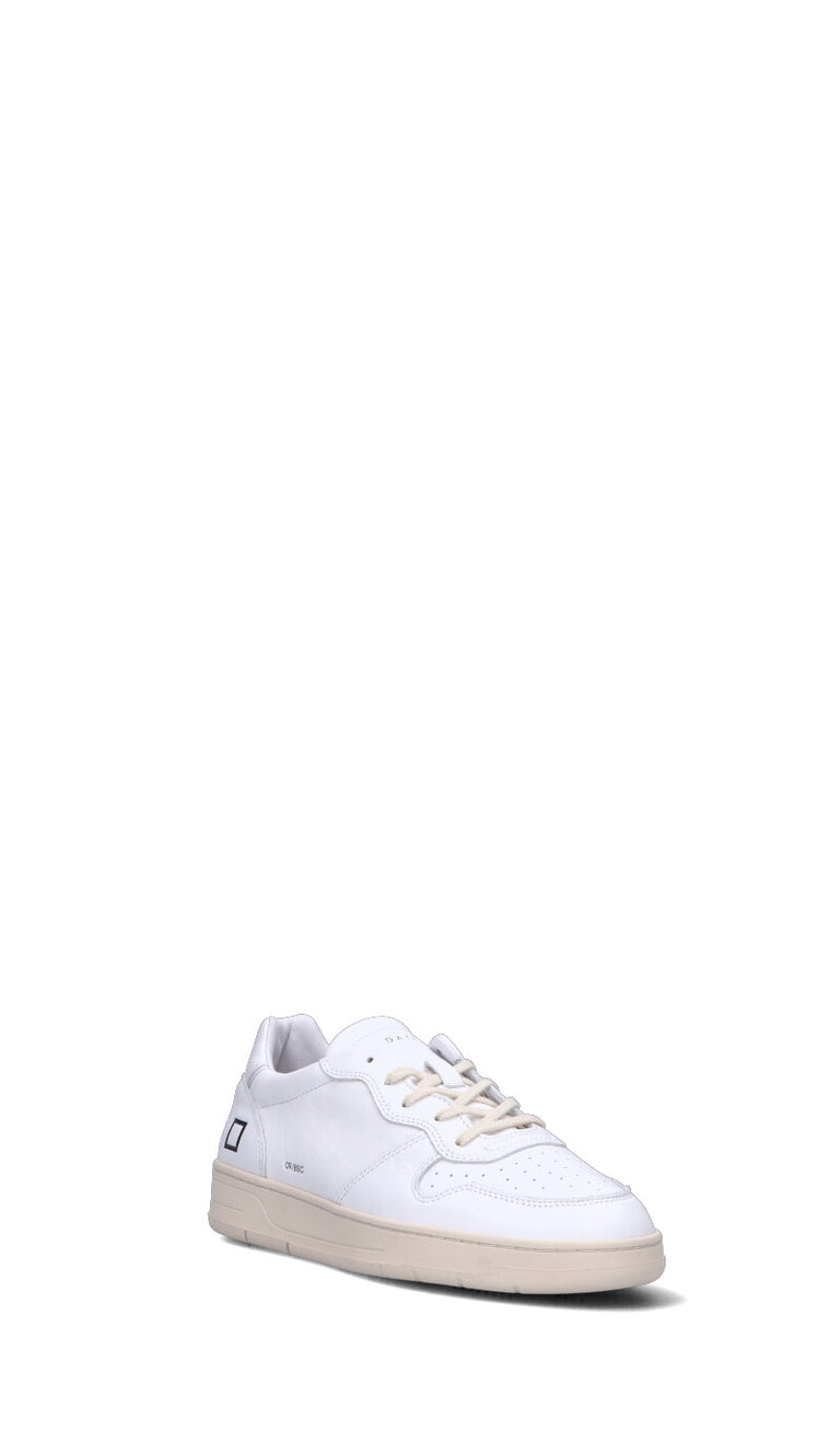 D.A.T.E. Sneaker uomo bianca in pelle