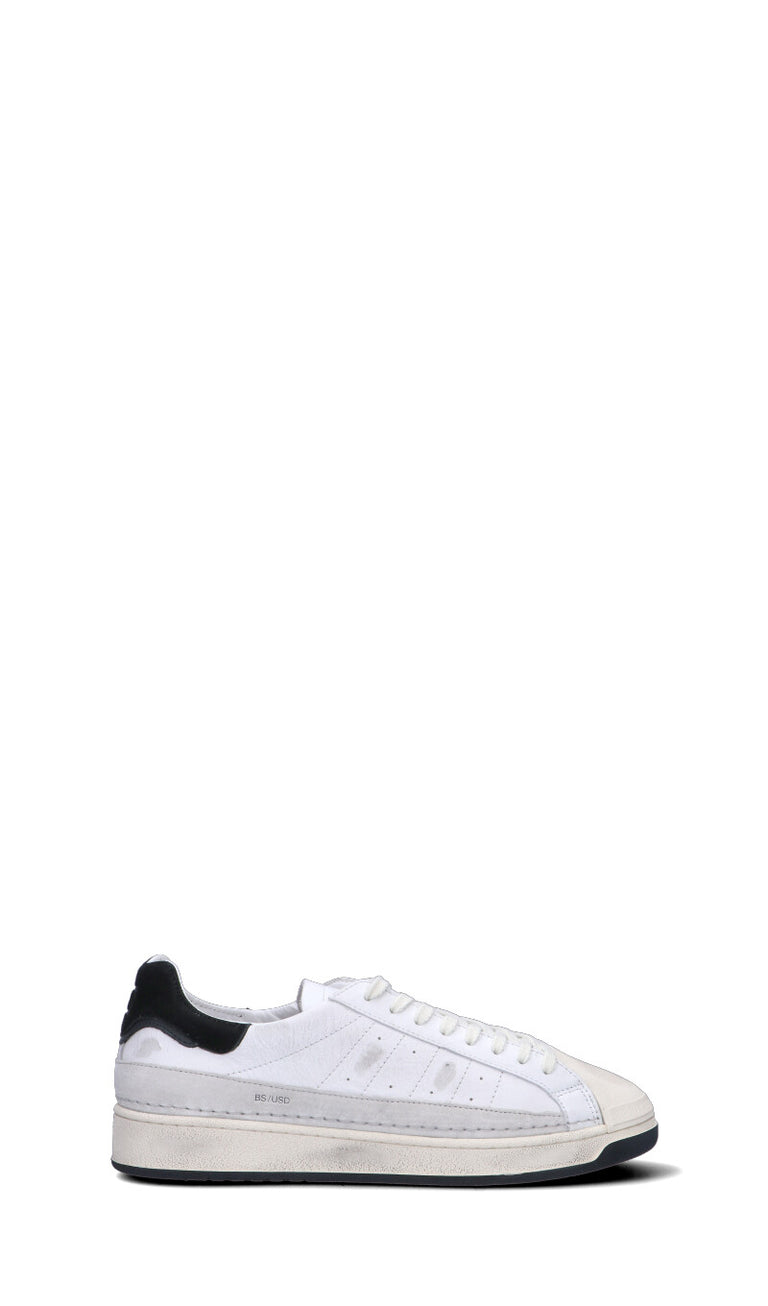 D.A.T.E. - BASE Sneaker donna bianca/nera in pelle
