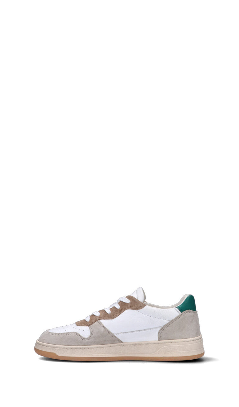 D.A.T.E. - COURT 2.0 Sneaker uomo bianca/verde in pelle