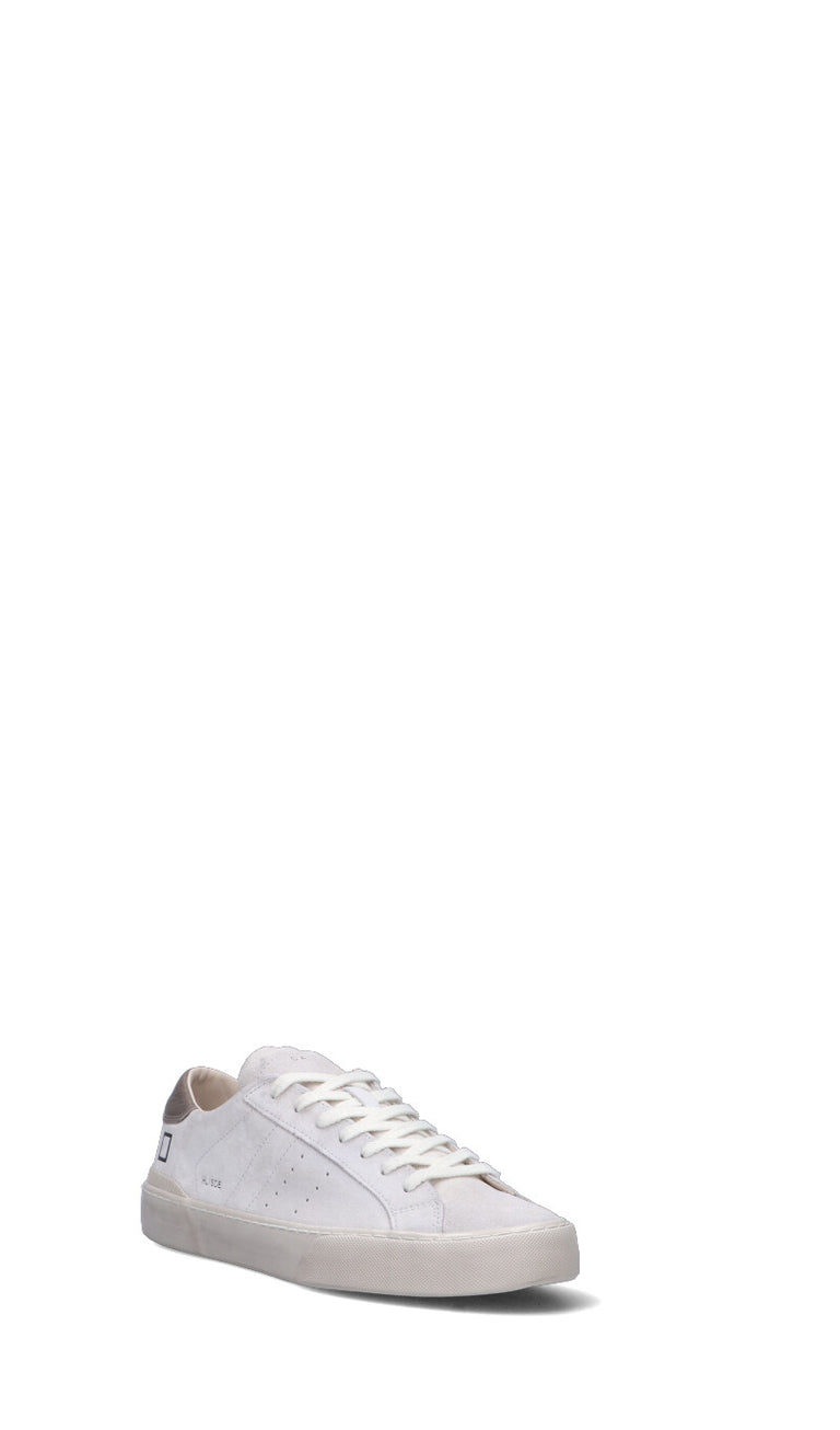 D.A.T.E. - HILL LOW Sneaker uomo bianca in suede