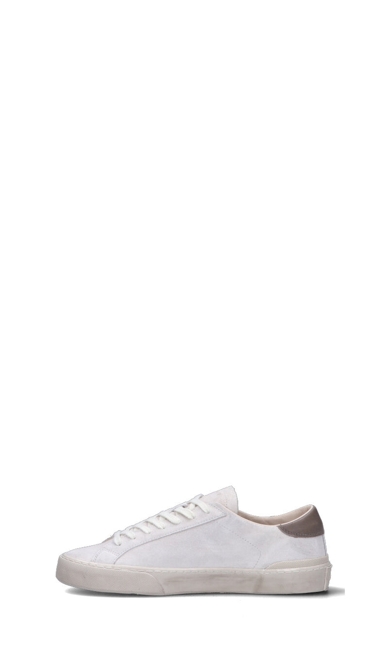 D.A.T.E. - HILL LOW Sneaker uomo bianca in suede