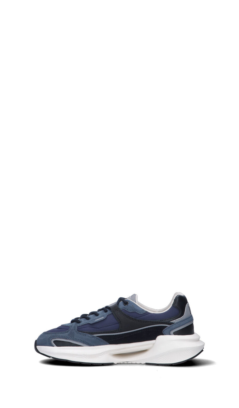 D.A.T.E. - VELA Sneaker uomo blu in suede