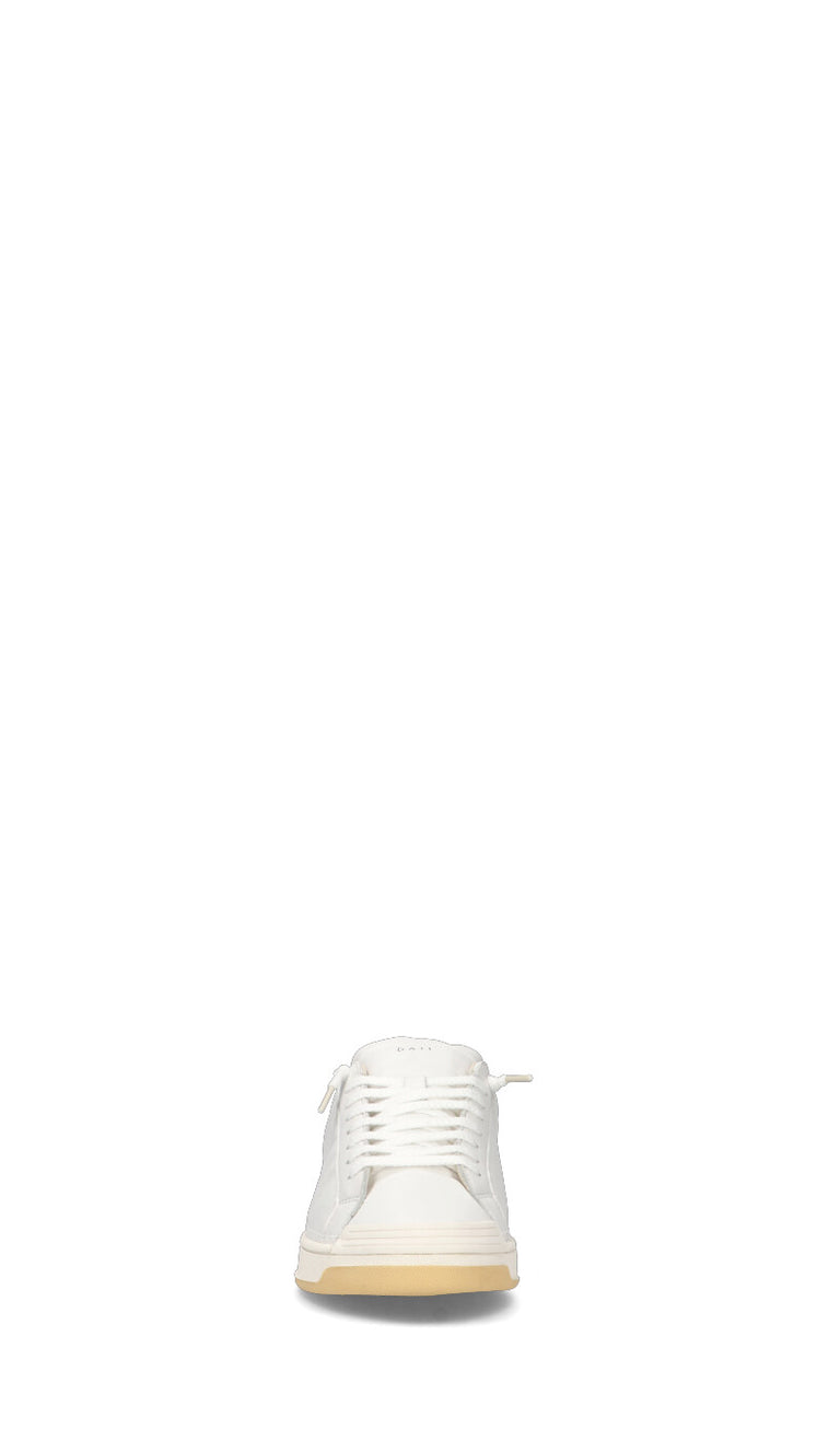D.A.T.E. BASE SOFT Sneaker uomo bianca in pelle