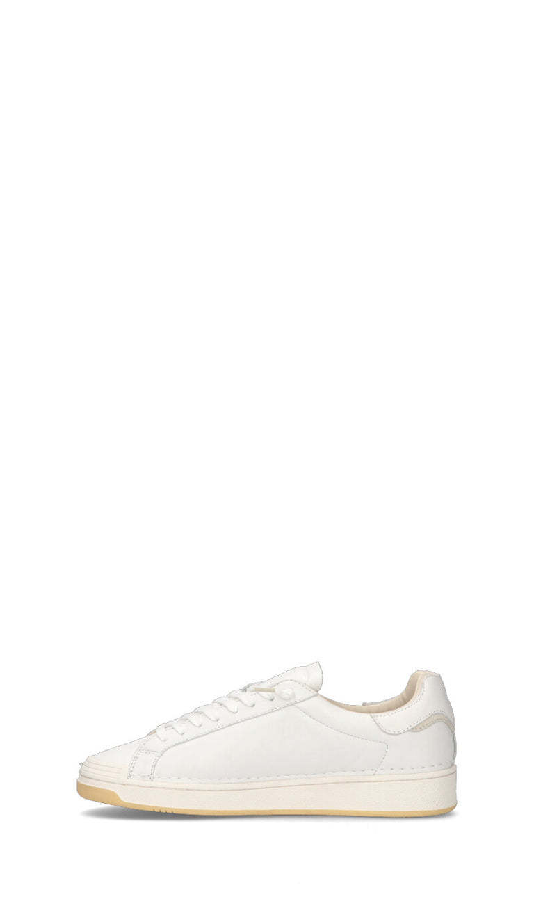 D.A.T.E. BASE SOFT Sneaker uomo bianca in pelle