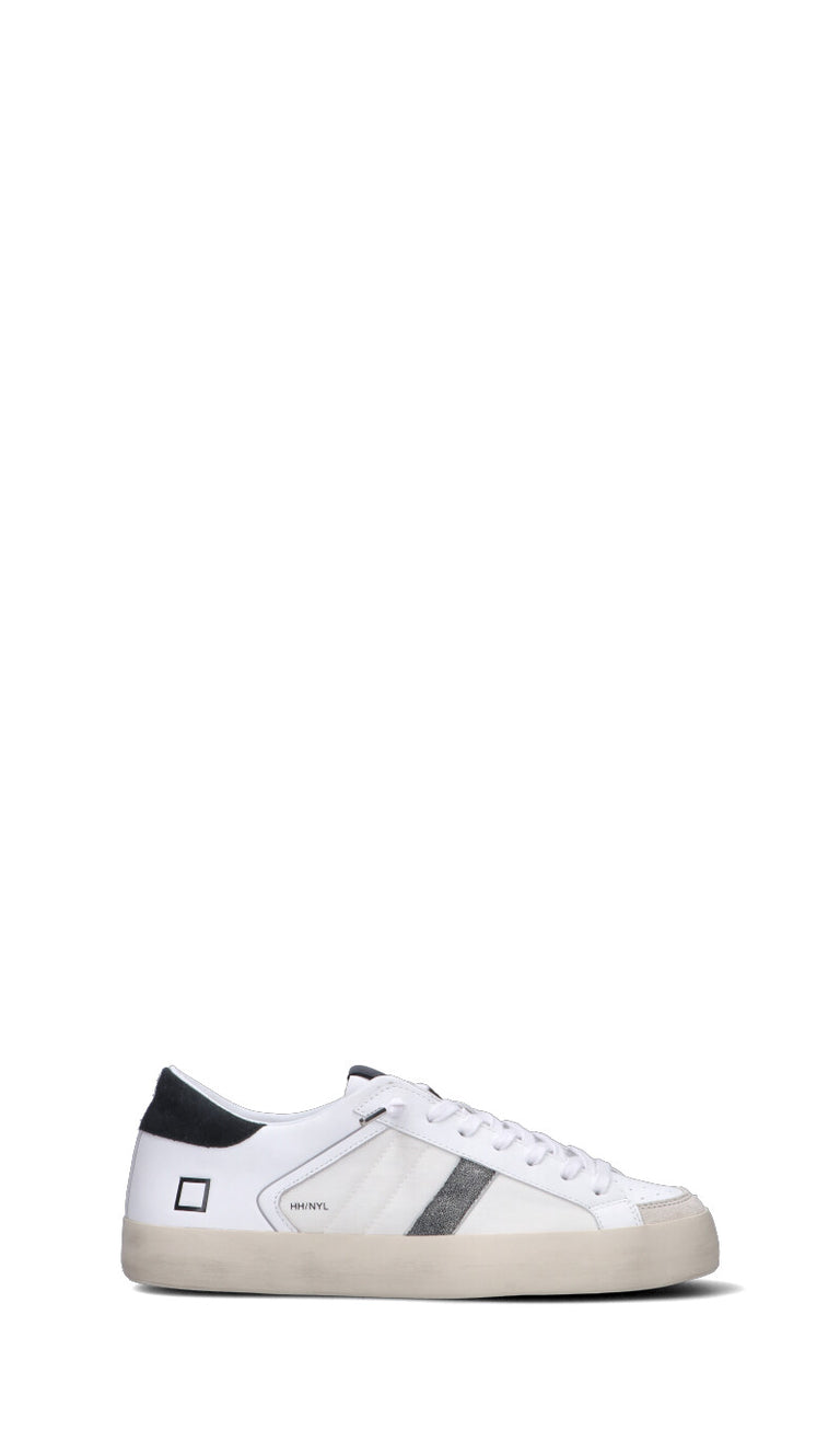 D.A.T.E. HILL LOW HALF NYLON Sneaker uomo bianca/nera