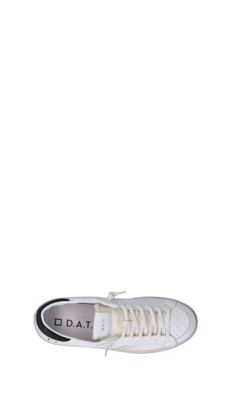 D.A.T.E. HILL LOW HALF SUNSET Sneaker uomo bianca/nera in pelle