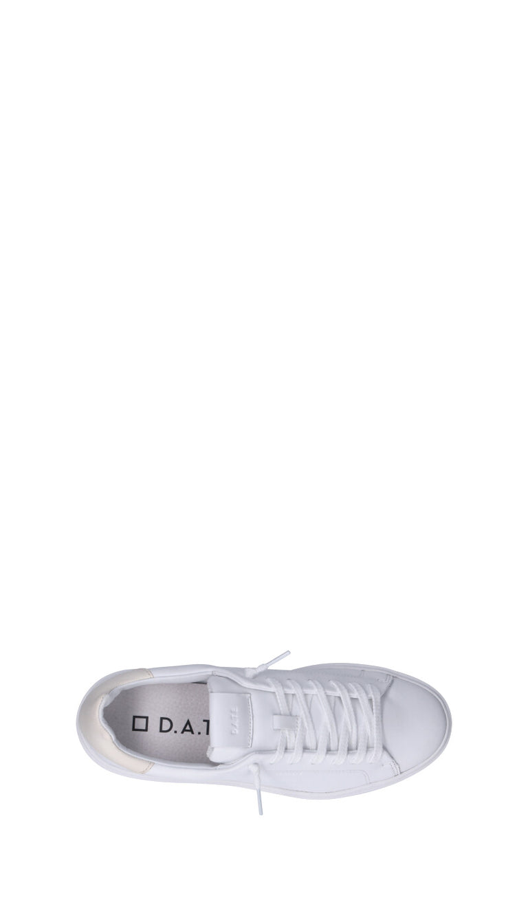 D.A.T.E. LEVANTE CALF Sneaker uomo bianca in pelle