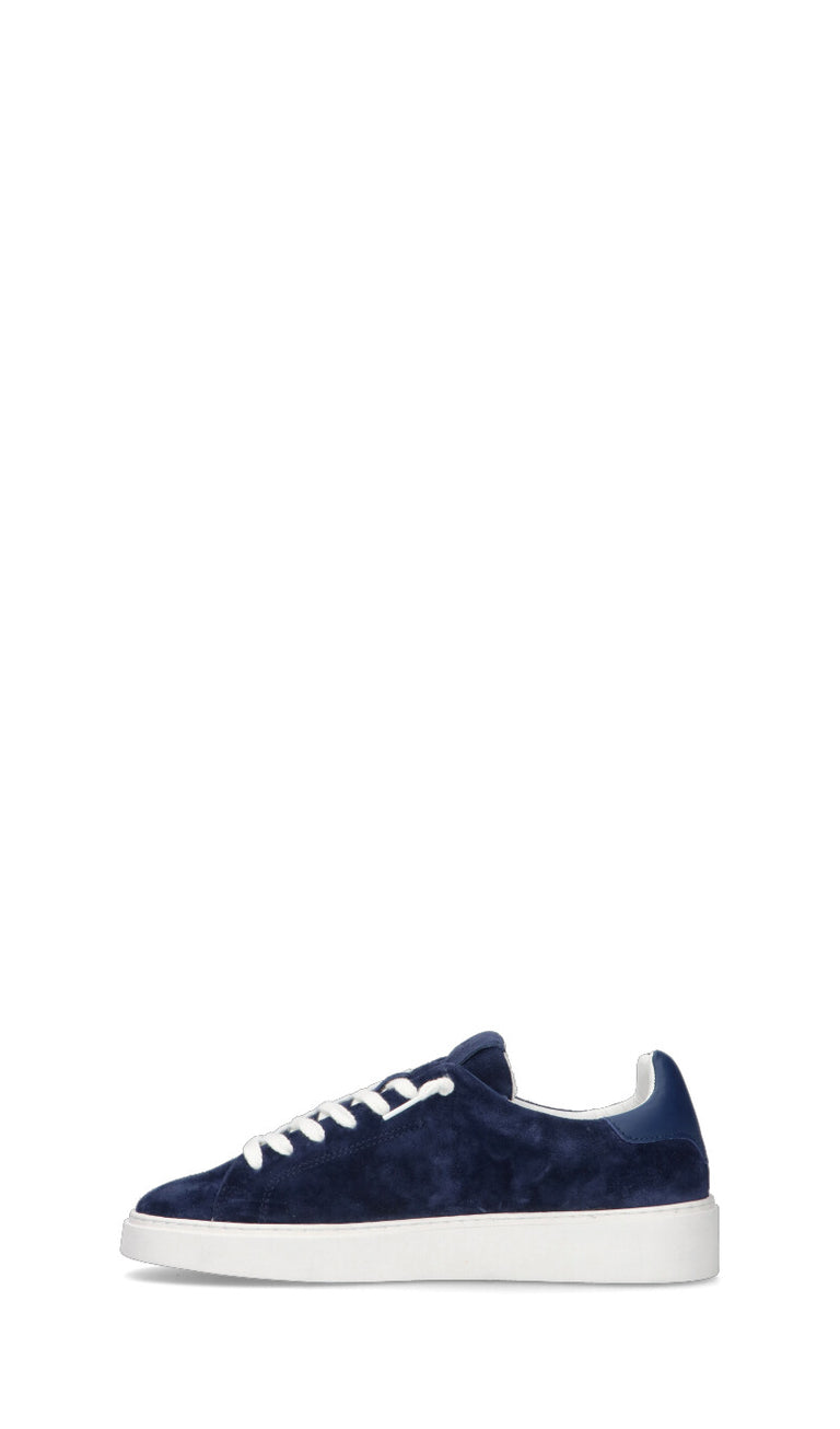D.A.T.E. LEVANTE SUEDE Sneaker uomo blu in suede