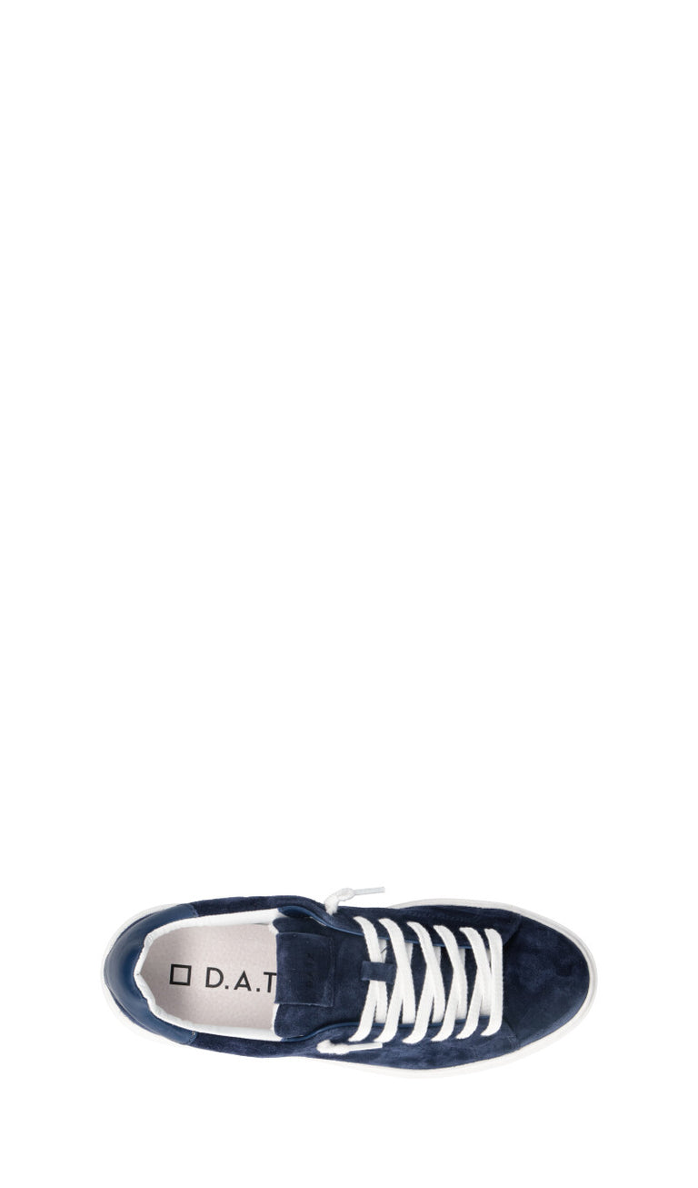 D.A.T.E. LEVANTE SUEDE Sneaker uomo blu in suede