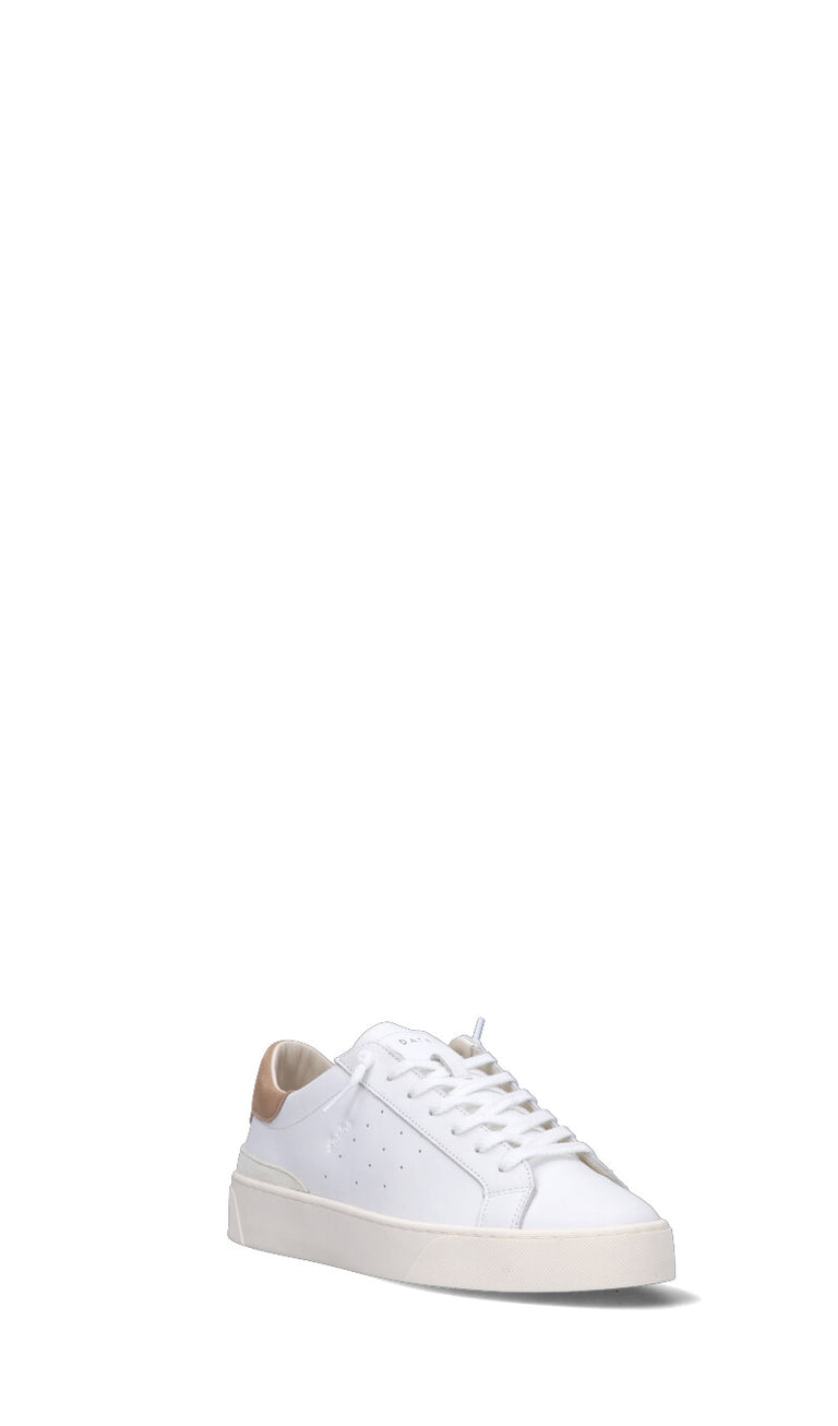 D.A.T.E. SONICA CALF Sneaker uomo bianca/beige in pelle
