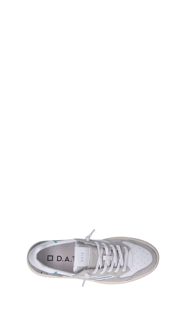 D.A.T.E. TORNEO PURE SOFT Sneaker uomo bianca/grigia in pelle