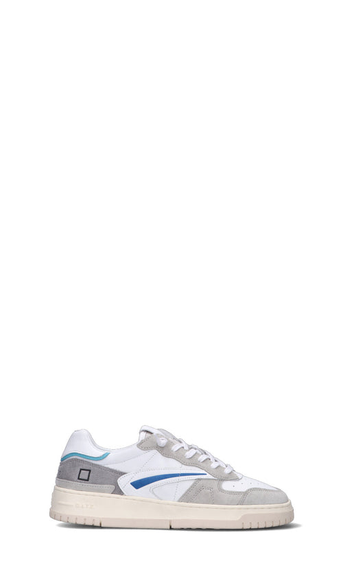 D.A.T.E. TORNEO PURE SOFT Sneaker uomo bianca/grigia in pelle