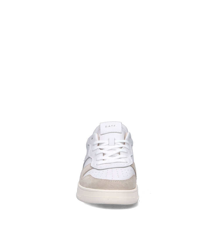 D.A.T.E. Sneaker uomo bianca in pelle