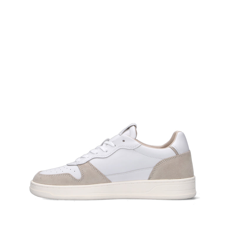 D.A.T.E. Sneaker uomo bianca in pelle