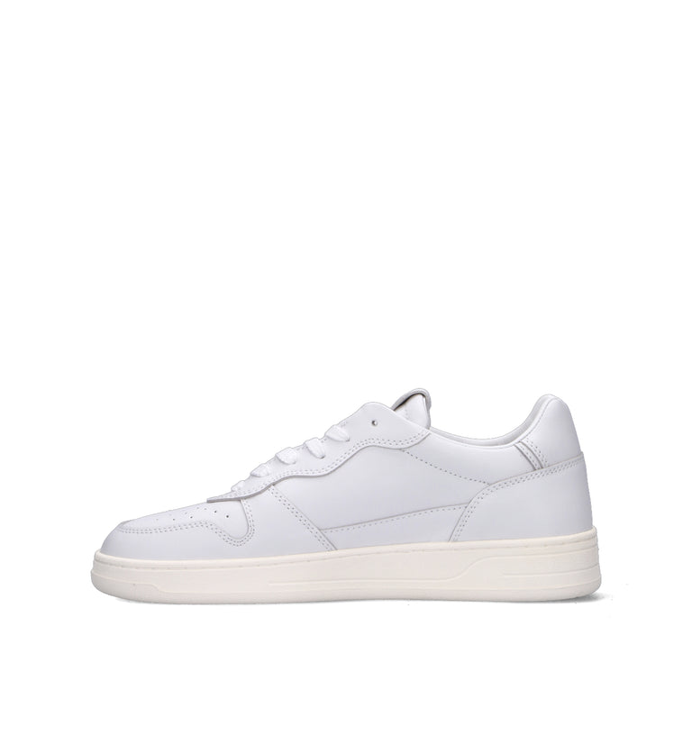 D.A.T.E. Sneaker uomo bianca in pelle