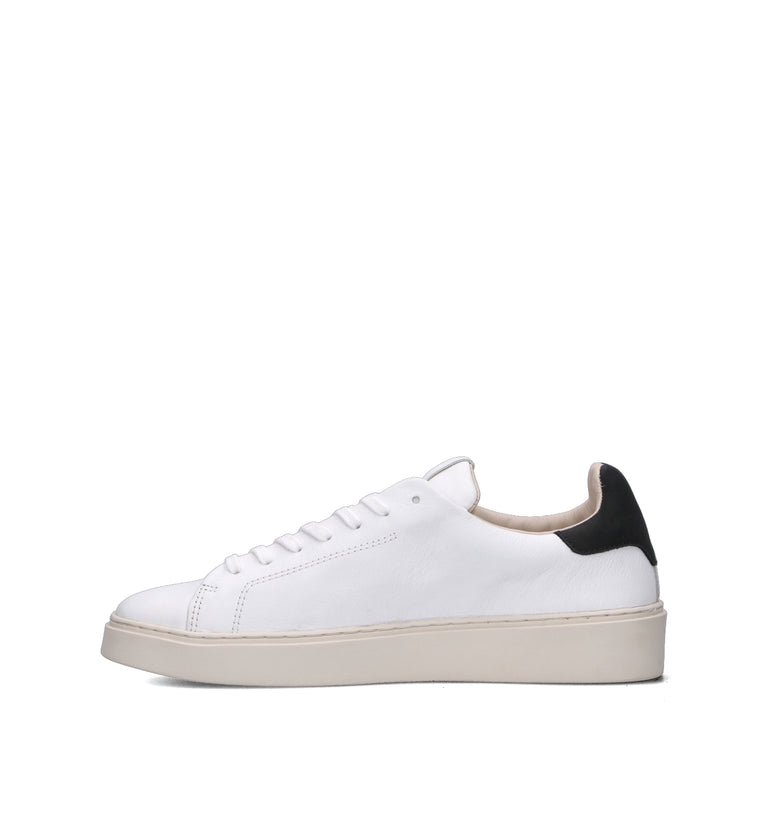 D.A.T.E. Sneaker uomo bianca in pelle