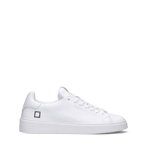 D.A.T.E. Sneaker uomo bianca in pelle