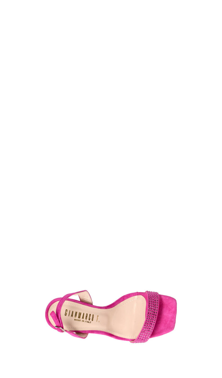 GIANMARCO F Sandalo donna fucsia in suede