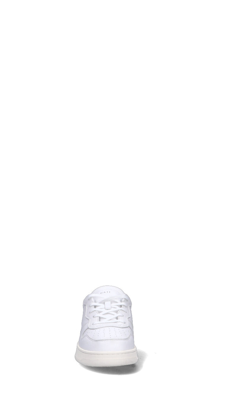 D.A.T.E. - COURT Sneaker uomo bianca/rossa in pelle