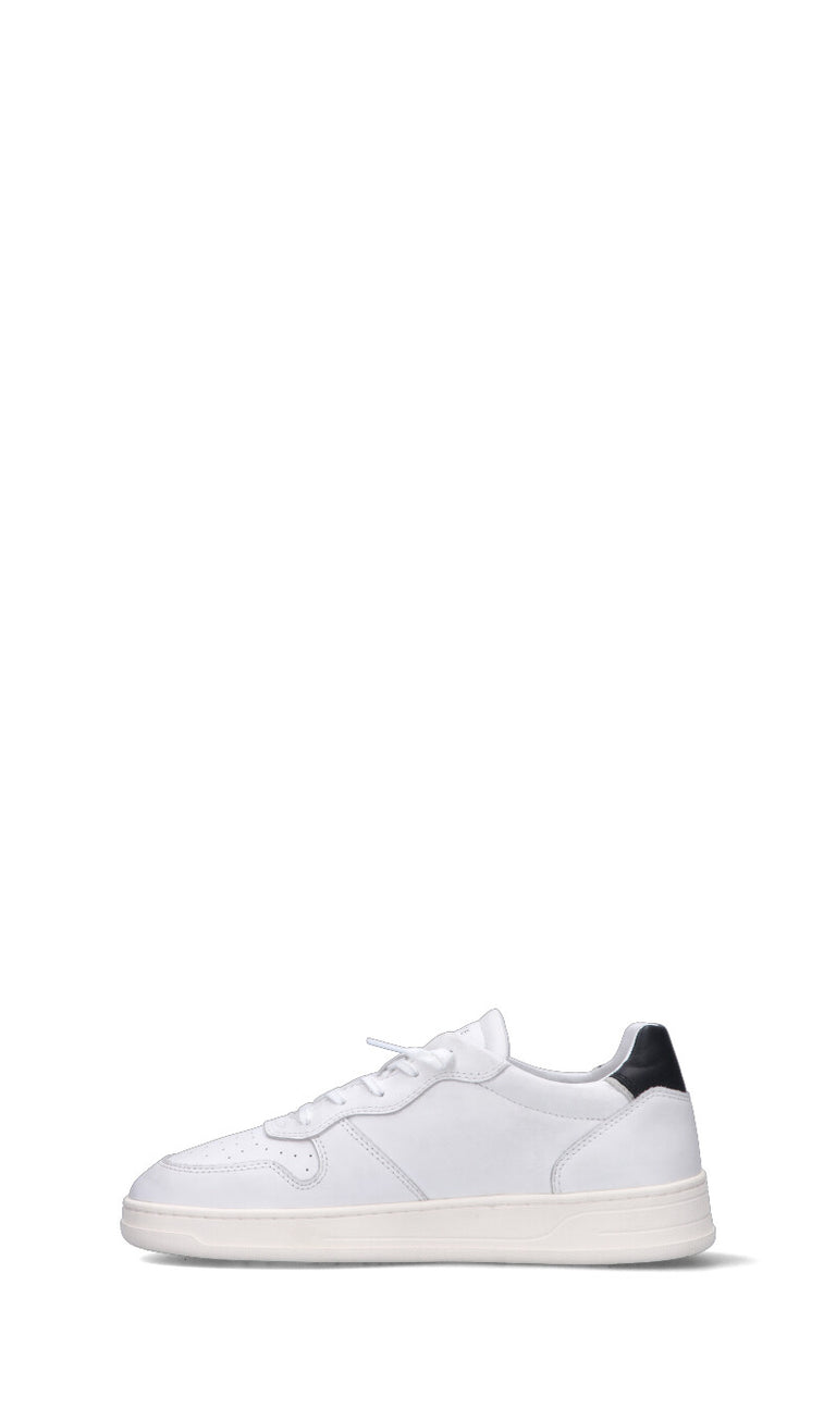 D.A.T.E. COURT CALF Sneaker umo bianca/nera in pelle