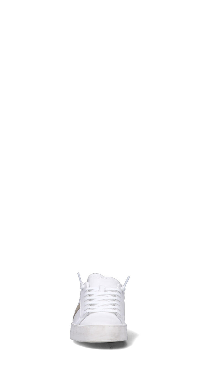 D.A.T.E. HILL LOW CALF Sneaker uomo bianca/verde in pelle