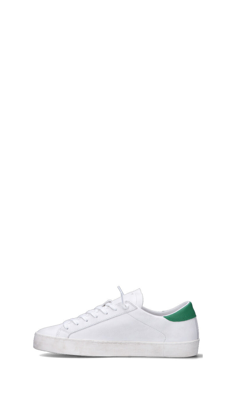 D.A.T.E. HILL LOW CALF Sneaker uomo bianca/verde in pelle