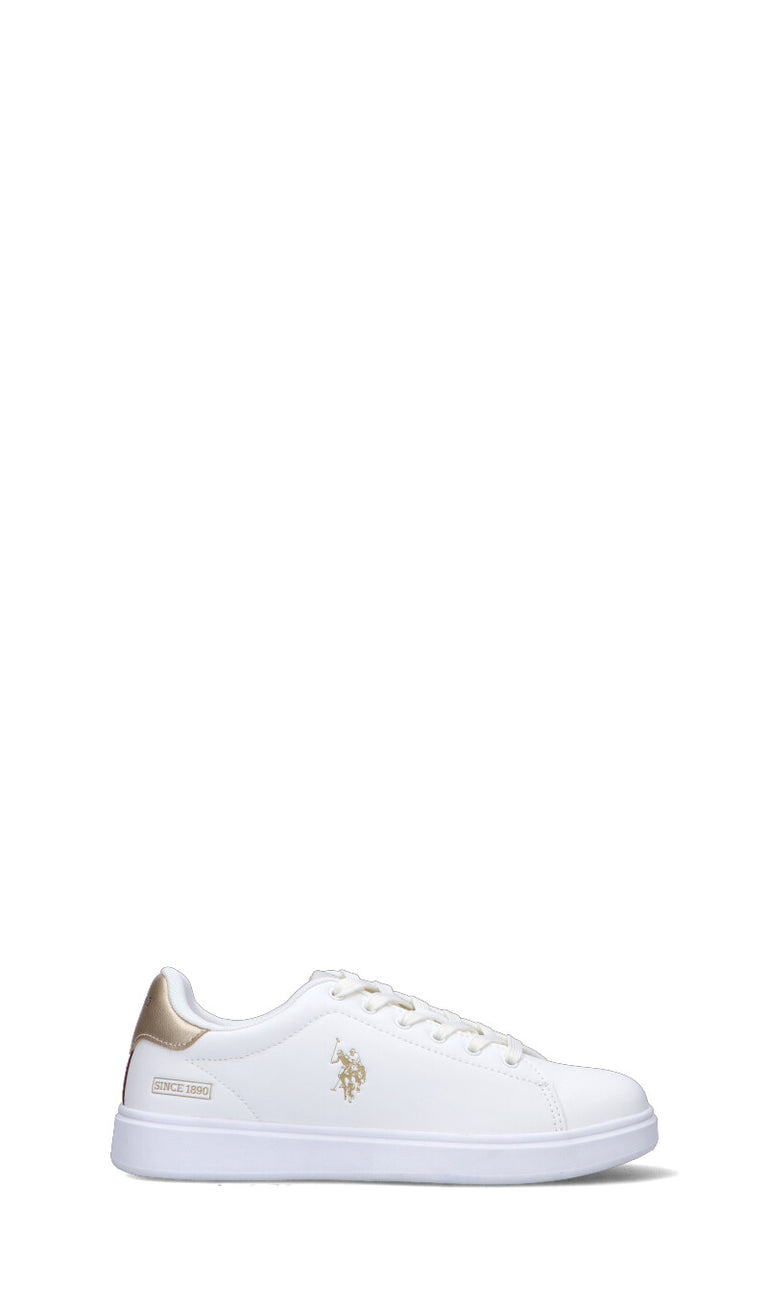 U.S. POLO ASSN. Sneaker donna bianca/oro