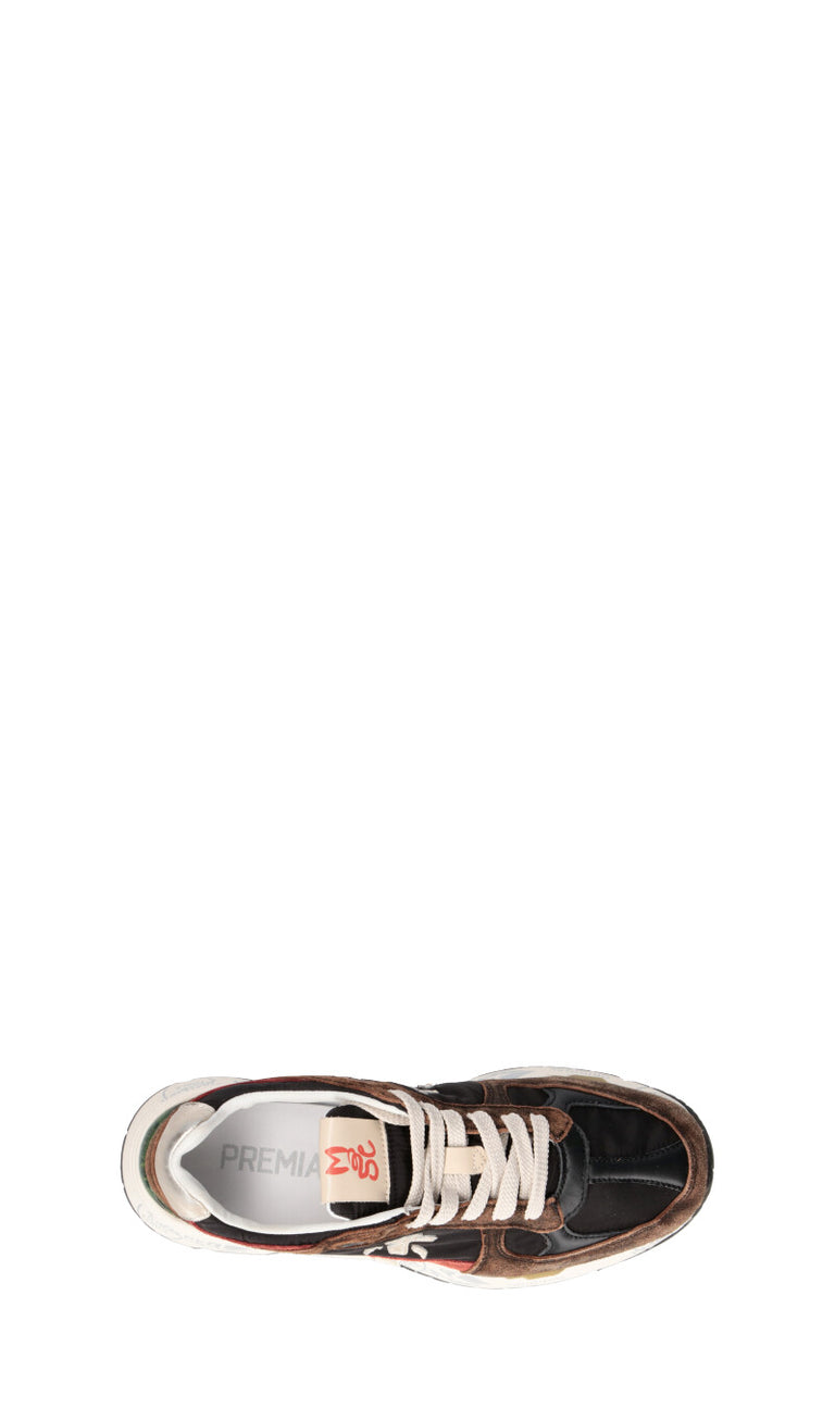 PREMIATA Sneaker donna marrone/nera in pelle