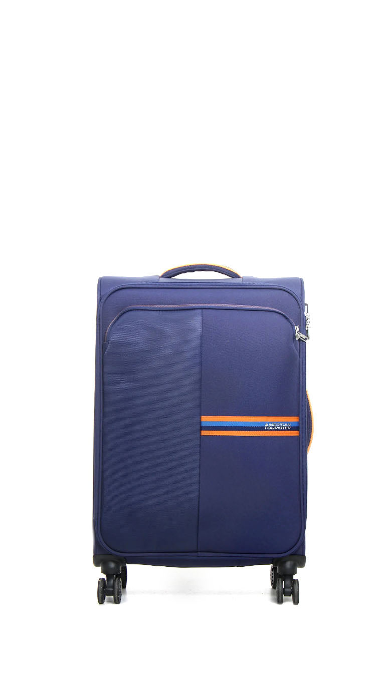 AMERICAN TOURISTER Bright life Trolley medio blu