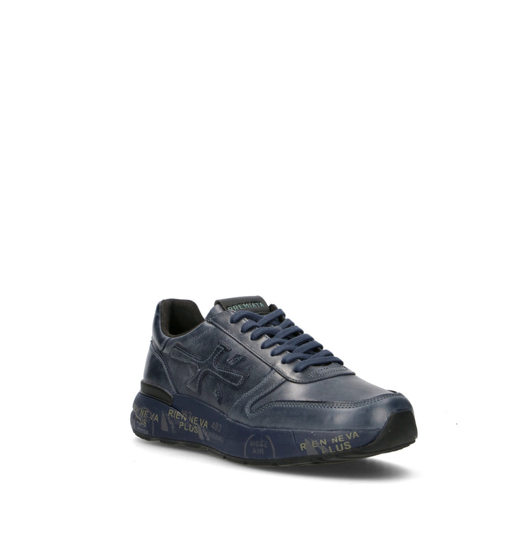 PREMIATA Sneaker uomo blu in pelle