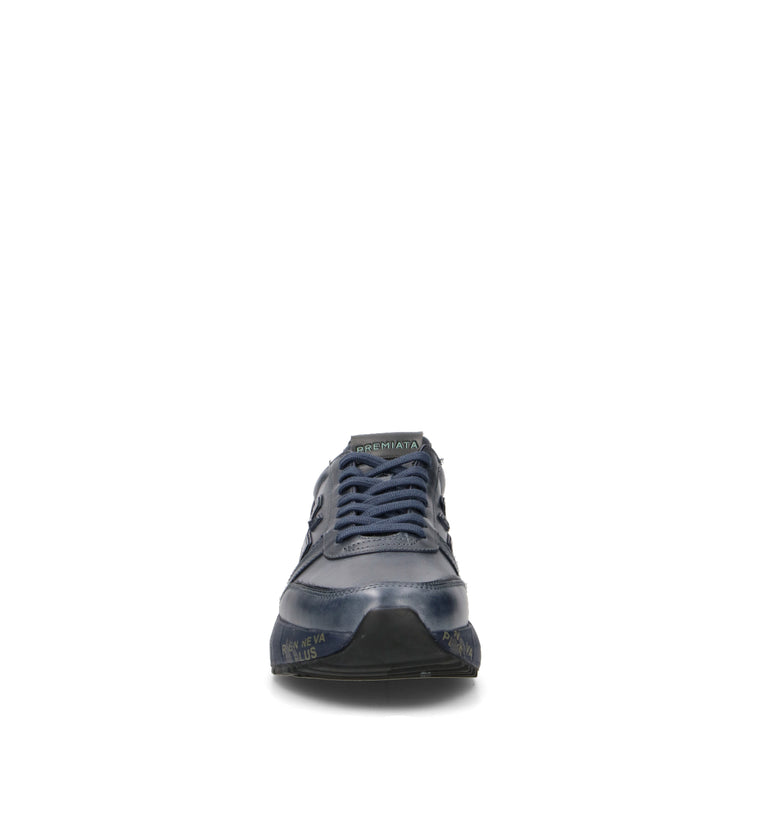 PREMIATA Sneaker uomo blu in pelle