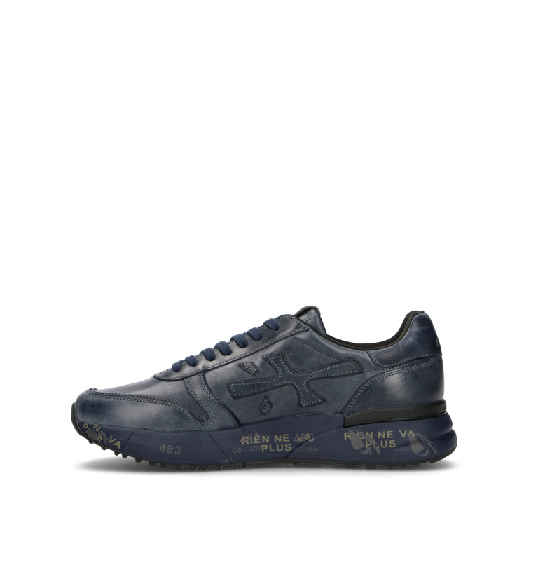 PREMIATA Sneaker uomo blu in pelle