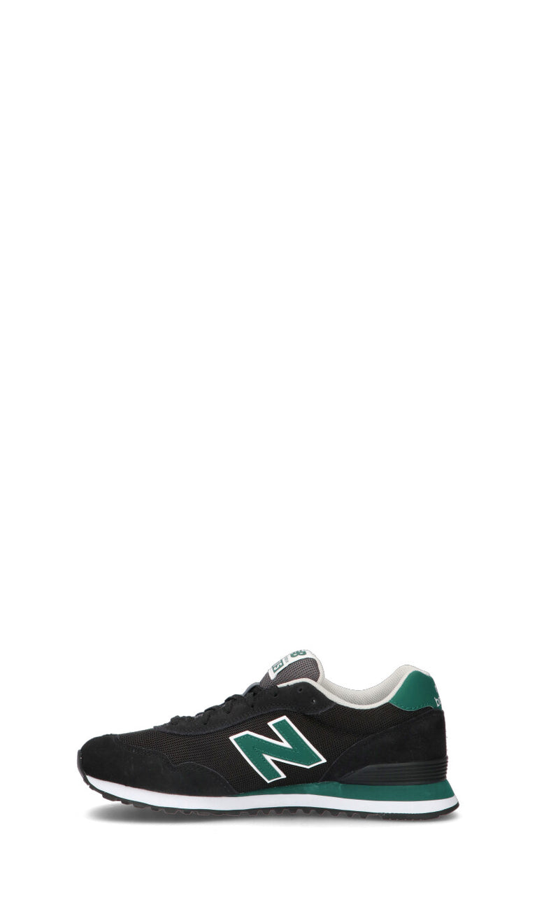 NEW BALANCE 515 Sneaker uomo nera e azzurra in suede