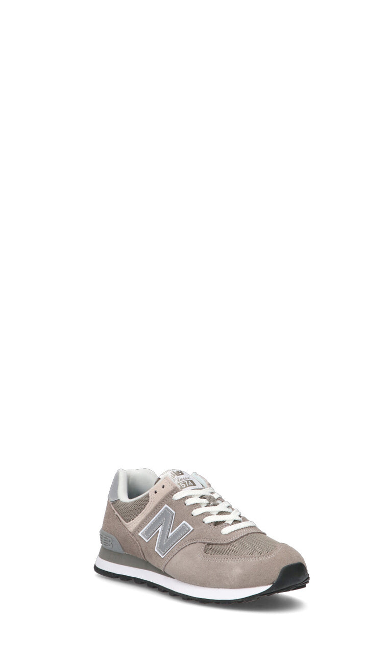 NEW BALANCE 574 Sneaker uomo grigia in suede