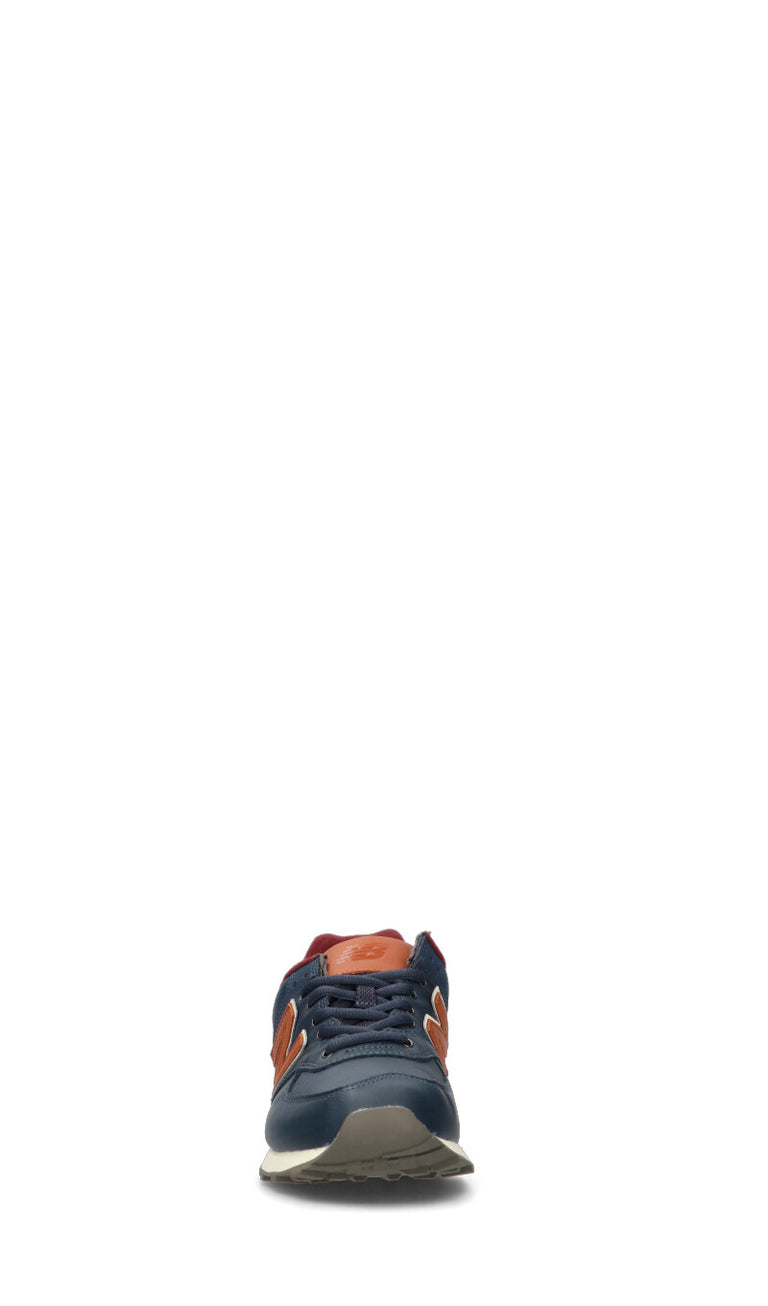 NEW BALANCE Sneaker uomo blu in pelle