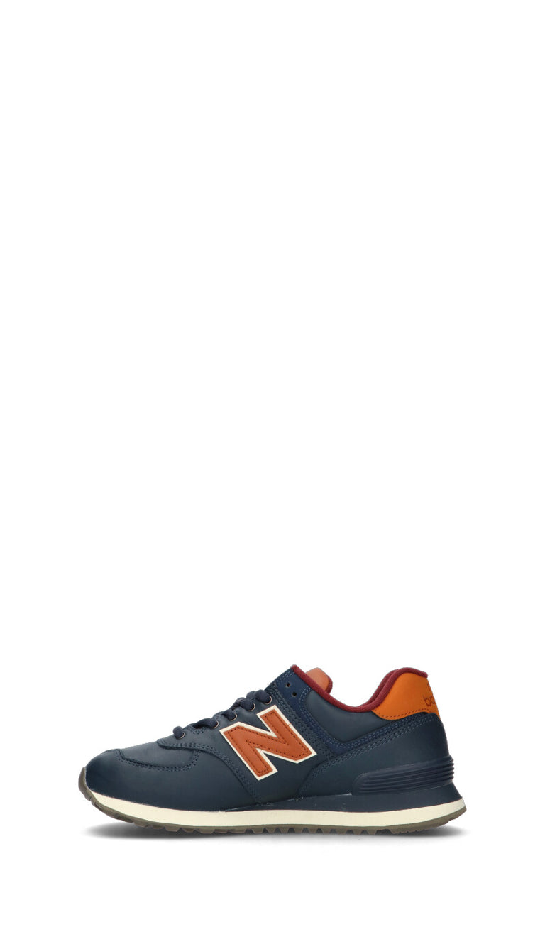 NEW BALANCE Sneaker uomo blu in pelle