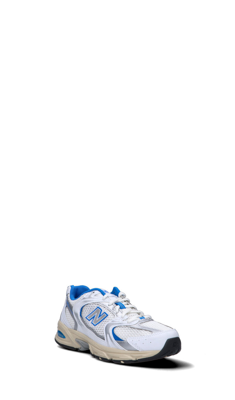 NEW BALANCE Sneaker uomo bianca/blu in pelle