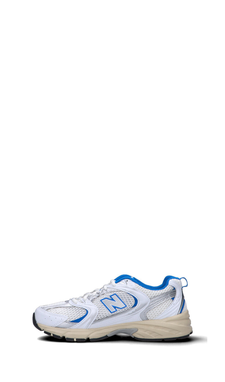 NEW BALANCE Sneaker uomo bianca/blu in pelle