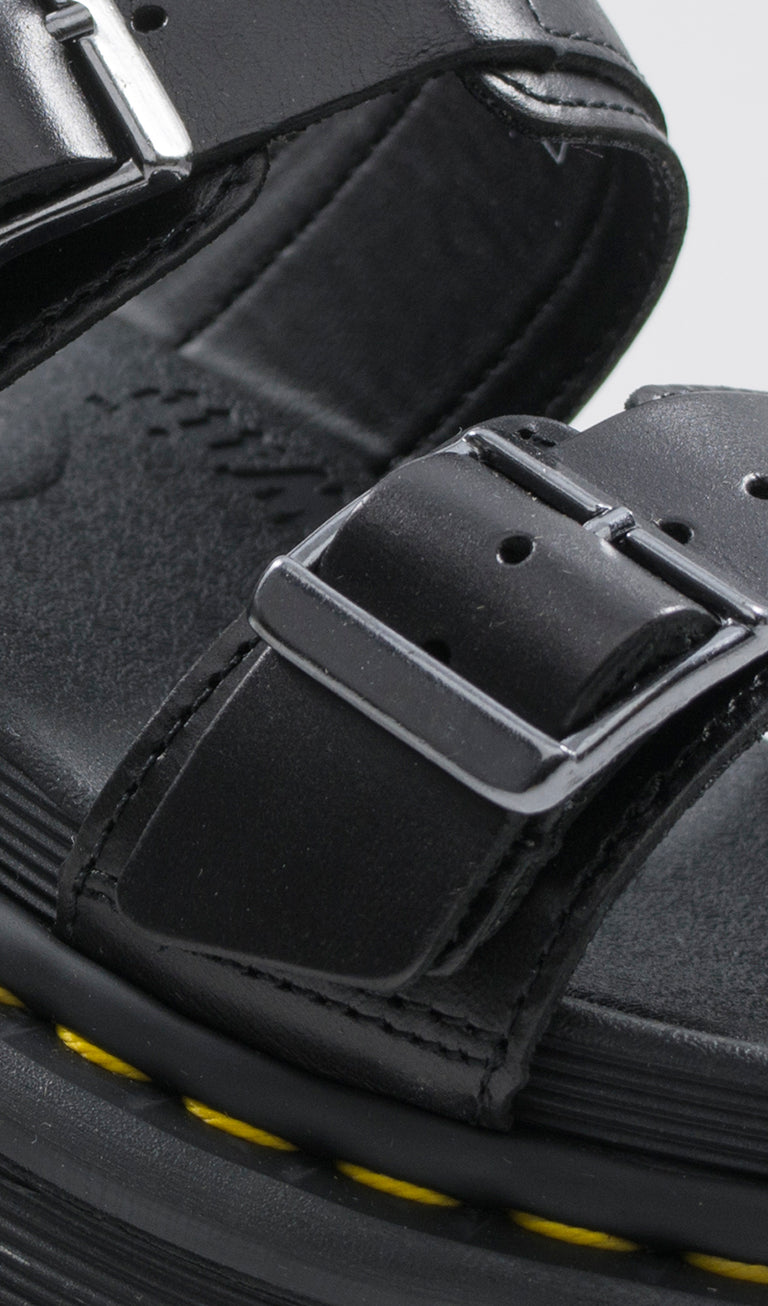 DR. MARTENS MYLES Ciabatta donna nera in pelle