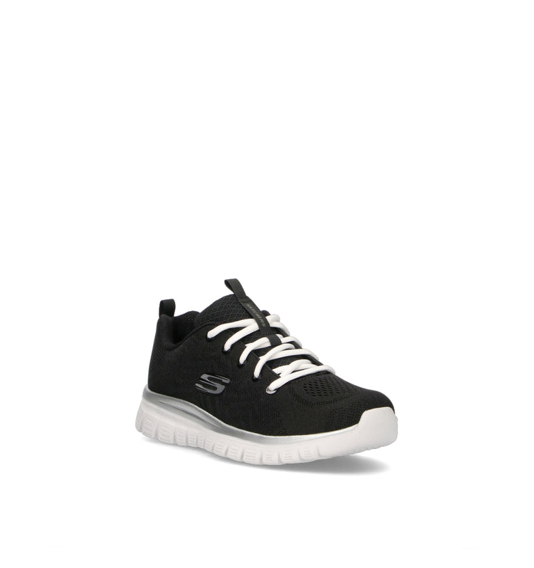 SKECHERS SPORT Sneaker donna nera